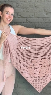 Wilmade - Wilma Westenberg - Bella Rosa Shawl - Free Version