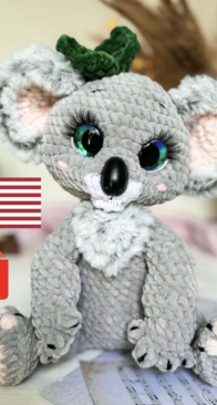 Provyazano / Alice Shop Toys - Viktoria Lazareva - Koala - Original English pattern-