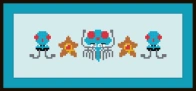 Cross Stitch Quest - Pokémon - Tentacruel, Tentacool, Staryu - free
