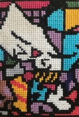 Blue Kitten by Romero Britto