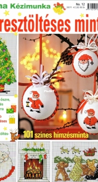 Diana Kézimunka - Keresztöltéses minták - No.12 - 2009 Christmas - Hungarian