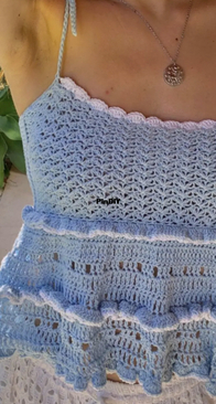 Threads And Kissess - Diane Top Crochet Pattern