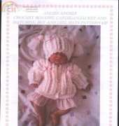 angies angels 22 cardigan and matching hat