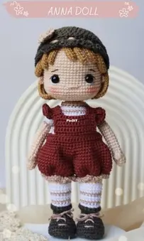 Ms Ruan Amigurumi - Hoai Nguyen - Anna Doll