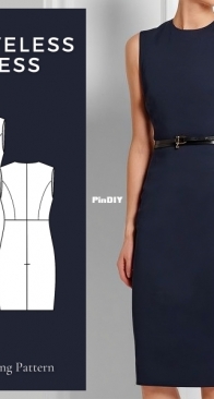 Witeson Patterns - Sleeveless Dress - English