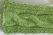 Basic Cabled Scarf by Carly Waterman - Free