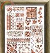 Needle Knowledge - Red Quaker Sampler - Free