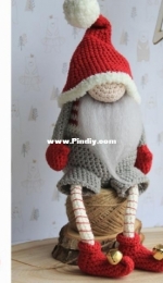 Pam Pino Design - Nazeli Mkrtchyan-Tadevosyan - Christmas Gnome - Gnomo de Navidad - Spanish
