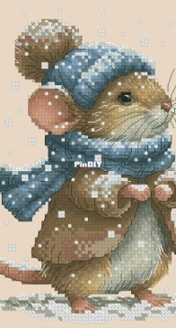 SA-stitch - Winter Mouse - Svetlana Sichkar