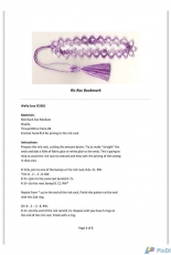 Tatting-Ric Rac Bookmark by Waleska ‘Wally’ Sosa-Free