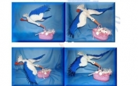 Ктома - амара Кривобокова - Ktoma - Tamara Krivobokova - Stork with a basket - аист с корзиной - Russian