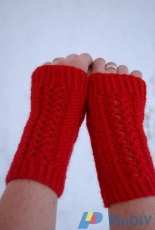 Punz Fingerless Gloves by Mikaela Smedinga -Free