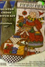Design Works Crafts 5967 Mrs Claus Stocking by Joan Elliott