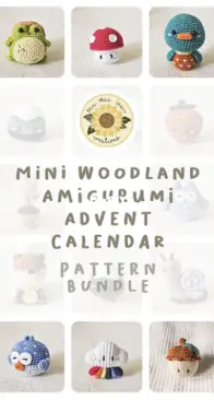 E.M.I. Creations - Emi Creations by Chloe - Chloe Yuen - Mini Woodland Amigurumi Advent Calendar