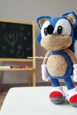 Crochet Wonders Design - Olga Kurchenko - Mister Sonic 36 cm tall