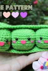 Amigurumi Food - Anneris Kondratas - Peas in a Pod - Free