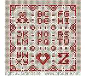Broderie.net - Grandsire Jean-Louis - Miniature Abécédaire (232mini)