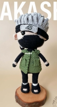 The Looped Crafts - Aimy Loren Fernandez - Kakashi - Portuguese