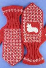 Elles Corgi Mittens (or dachshund, lab, yorkie, beagle and pug) by Kat Lewinsk