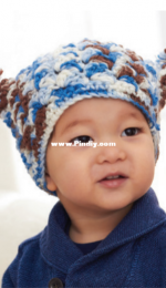 Yarnspirations - Caron 10138611 - Easy Peasy Pompom Hat - Free
