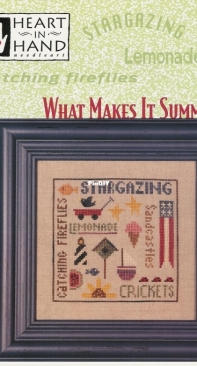 Heart in Hand Needleart - What Makes it Summer