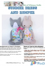 A Bit of Whimsy Dolls-Summer Dress and Romper