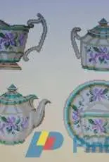 Tea Set from Creaciones Artime Cuadros 2  XSD
