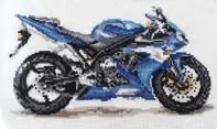 Blue bike / motorbike