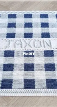 Sienna Ivy Handmade - Holly Lewis - Personalized Plaid Bobble Blanket