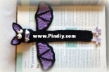 Fajnostwory - Magdalena Cieslinska - Bookmark Bat - Zakładka Nietoperz -Polish - Free