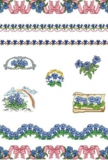 Encyclopedie du point de croix vol.4 Fleurs Arbres et Feuilles -> Gentiane