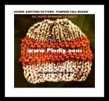 2290K- PUMPKIN Fall Beanie by Emi Harrington