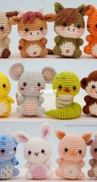 Khuc Cay (TitesMainsdeKhuccay) - Mini Animals Chinese Zodiac - English