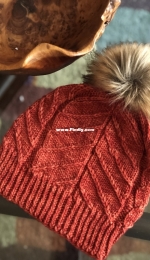 A Twisted Reflection Beanie by Fran Carle