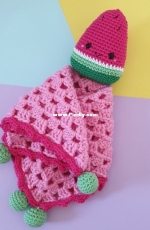 Hobbii Design - Super Cute Design - Jennifer Santos -- Kawaii watermelon lovey - Spanish - Free