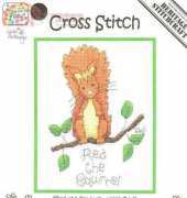 Heritage Stitchcraft - Lili of the Valley LVRS791 Red The Squirrel - Hello Red