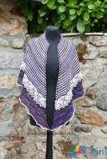 Tricote pas tout!-Frou Frou Shawl by Camille Coizy Delahaie-English,French-Free
