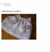 Lily Sugarn Cream-Frilled Baby Set-English
