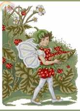 DMC K4574 Flower Fairies - The Strawberry Fairy