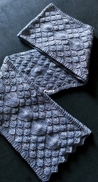 Storm Dragon Scarf by Jennifer Kirchenbauer - Lavish Craft