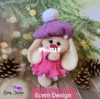 Ecem Design - Elena Akkoca - Bunny the Snowflake