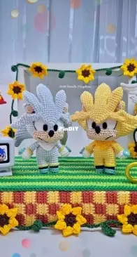 Ateliê Danielle Magalhães - Danielle Magalhães - Silver the Hedgehog