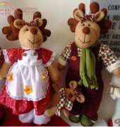 Eco Artesanias - Molde Pareja de Reno Navidad - Galician