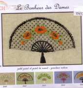 Le Bonheur des Dames BDD 3641 - Eventail Coquelicot