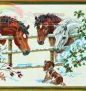 Eva Rosenstand 12-741 Horses and dog