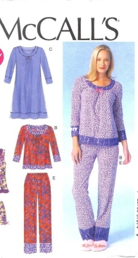 McCalls - M7060 - Misses Tops, Dresses, Shorts and Pants - Sizes L-XXL - English, Spanish