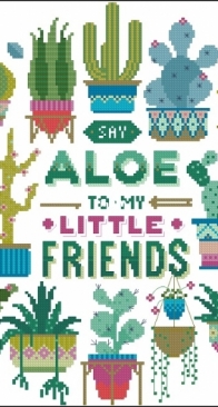 Say Aloe by Emma Congdon from XStitch Magazine 4 PCS + XSD