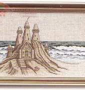 Sand Castle from Jeanette Crews Designs 1189 More Seaside Stitches PCS