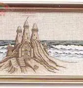 Sand Castle from Jeanette Crews Designs 1189 More Seaside Stitches PCS
