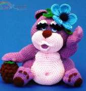 Yarn Arts Raspberry Bear